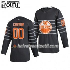 Lasten NHL Edmonton Oilers Pelipaita Custom Harmaa 2020 NHL All-Star Adidas Authentic 